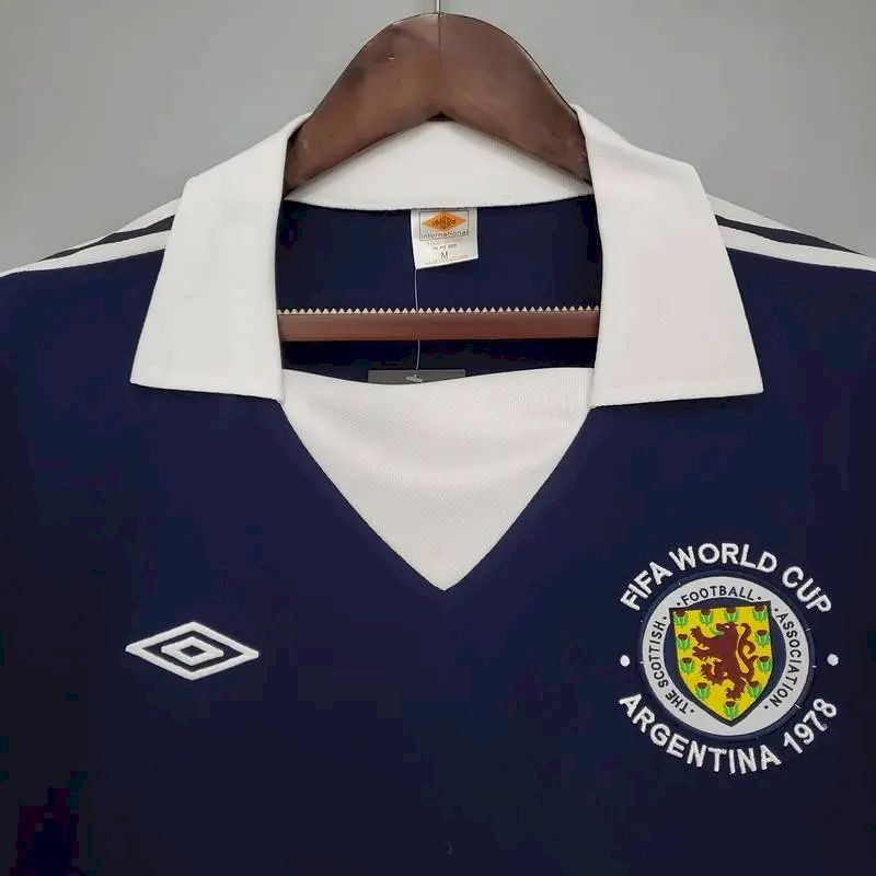 Scotland 1978 Home Retro Jersey - Image 9