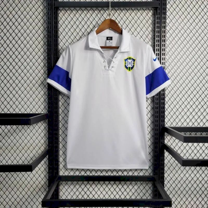 Brazil 2004 White Special Edition Retro Jersey - Image 2