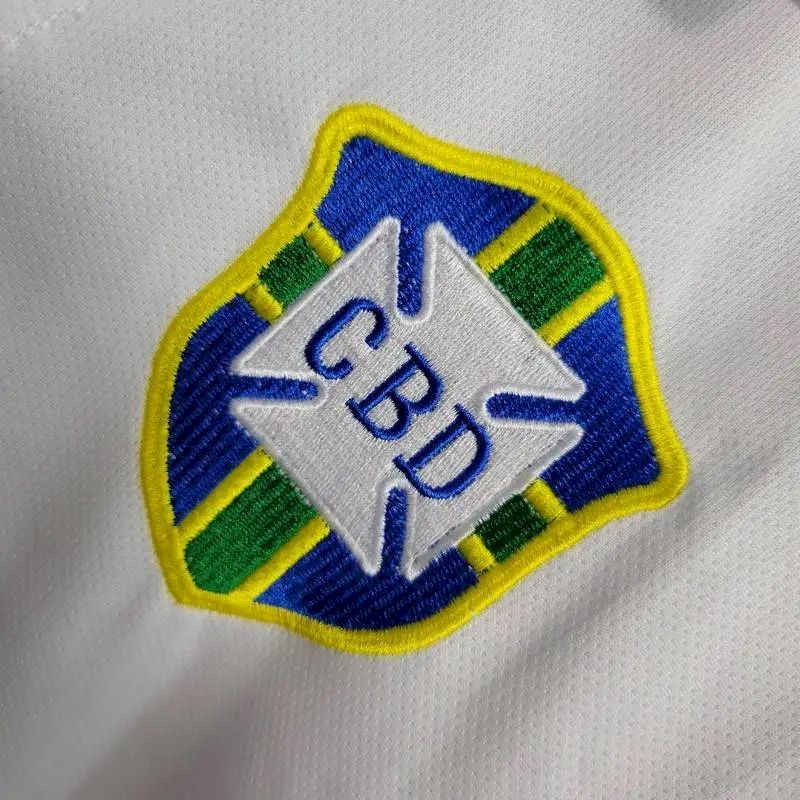 Brazil 2004 White Special Edition Retro Jersey - Image 3
