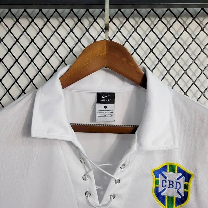 Brazil 2004 White Special Edition Retro Jersey - Image 4