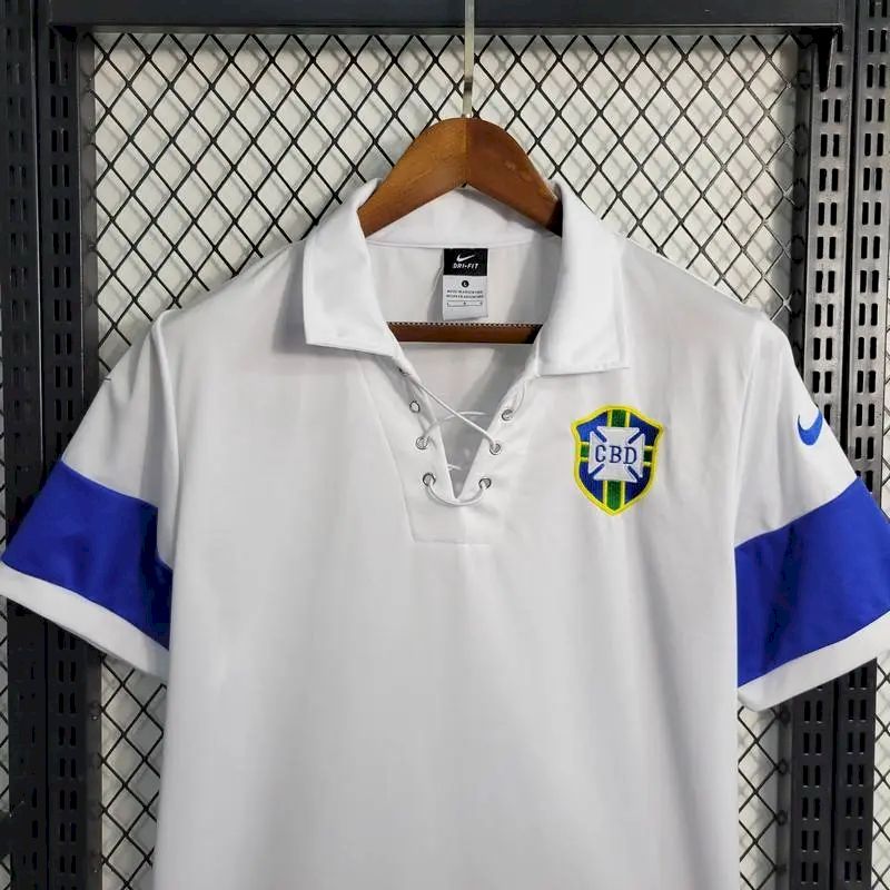Brazil 2004 White Special Edition Retro Jersey - Image 5