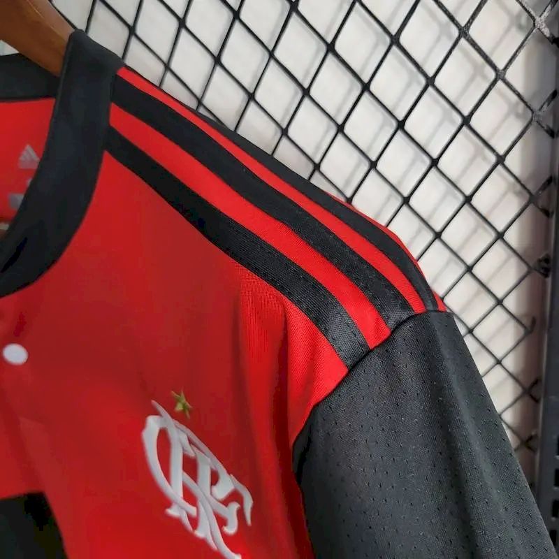 Flamengo 2017/18 Home Retro Jersey - Image 4