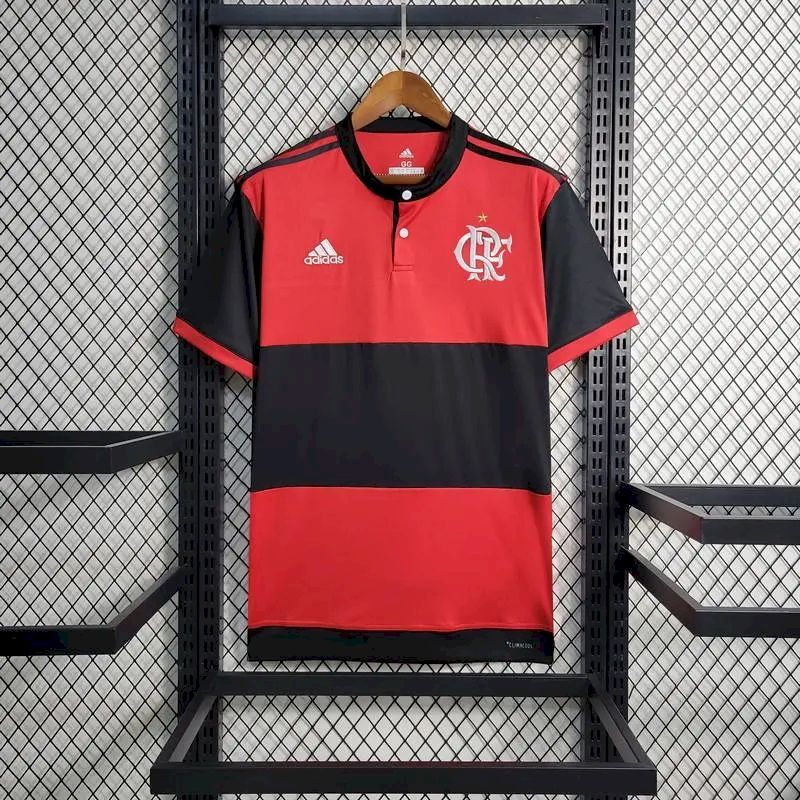 Flamengo 2017/18 Home Retro Jersey - Image 2