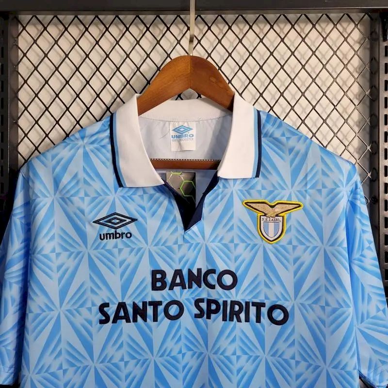 Lazio 1991 Home Retro Jersey - Image 3
