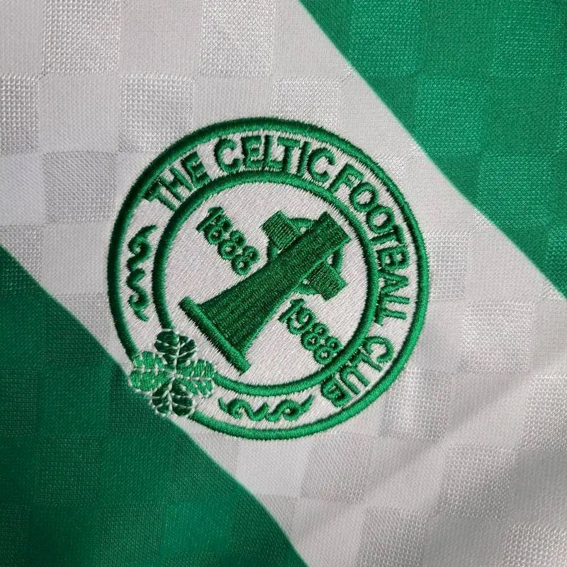 Celtic 1987/88 Home Long Sleeves Retro Jersey - Image 4