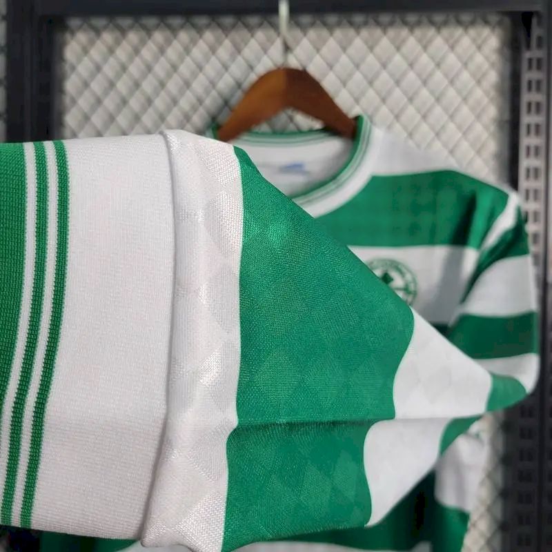 Celtic 1987/88 Home Long Sleeves Retro Jersey - Image 6
