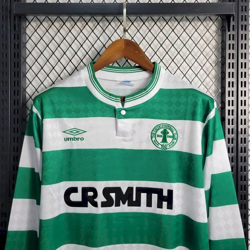 Celtic 1987/88 Home Long Sleeves Retro Jersey - Image 2
