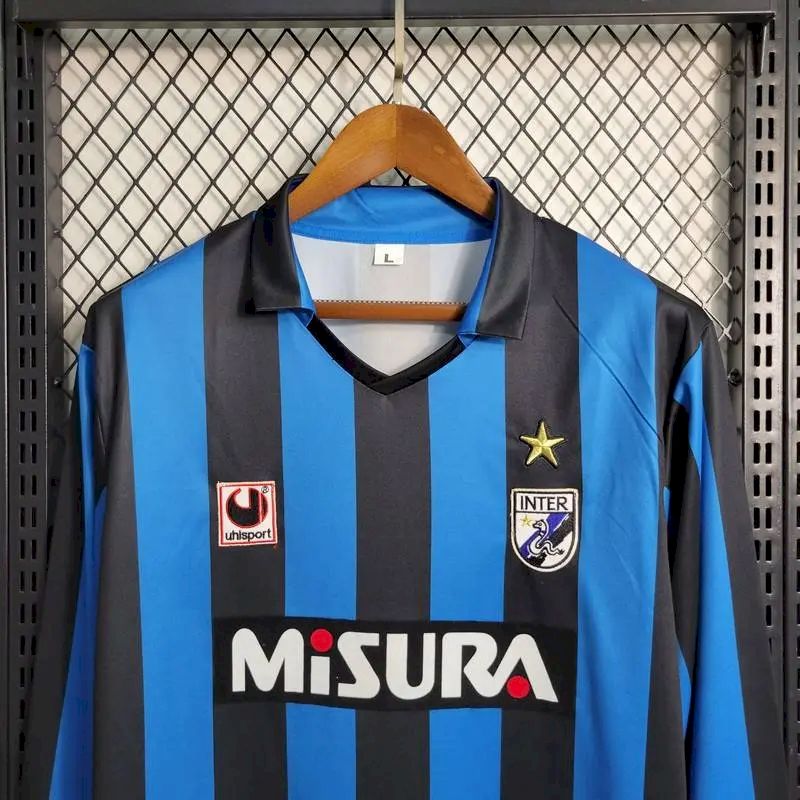 Inter Milan 1998 Home Long Sleeves Retro Jersey - Image 2
