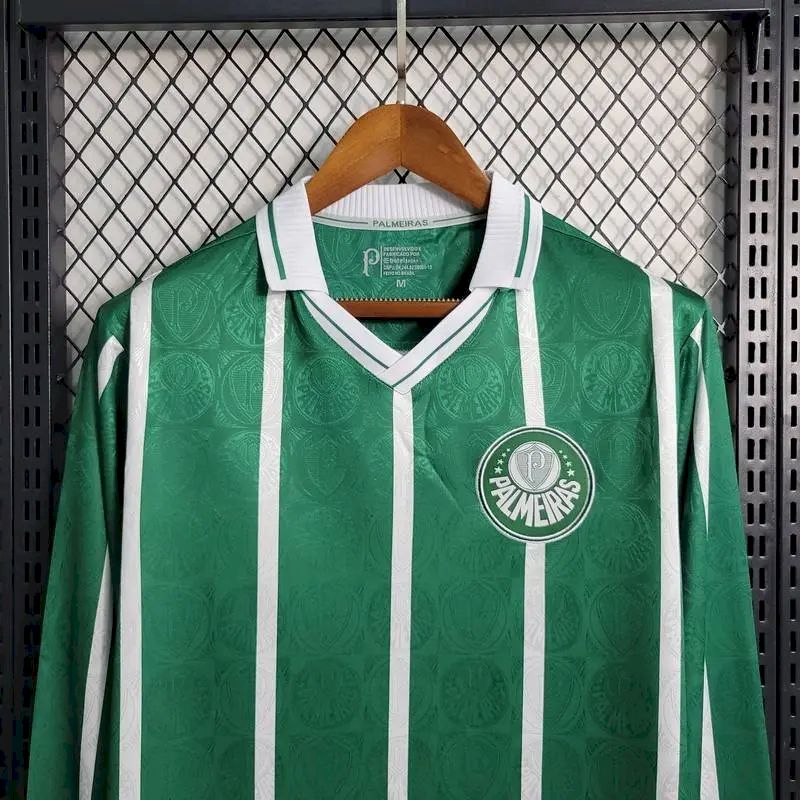 Palmeiras 1993 Home Long Sleeves Retro Jersey - Image 2