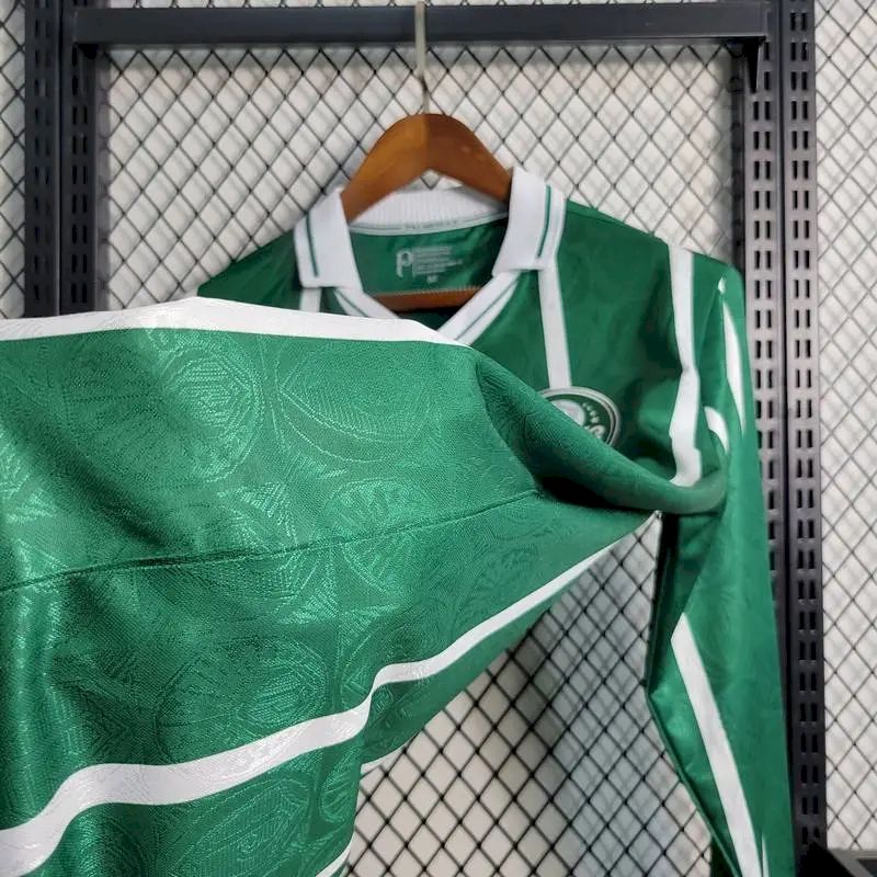 Palmeiras 1993 Home Long Sleeves Retro Jersey - Image 9