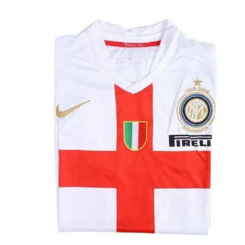 Inter Milan 2007/08 Away 100th Anniversary Retro Jersey - Image 3