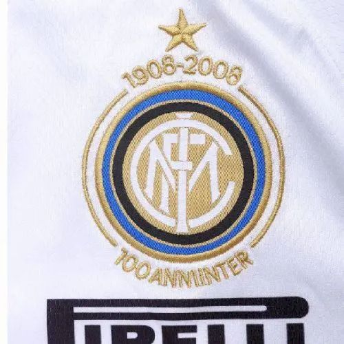 Inter Milan 2007/08 Away 100th Anniversary Retro Jersey - Image 7