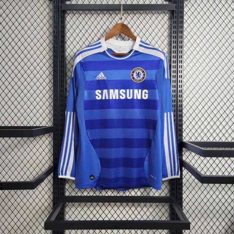 Chelsea 2011/12 Home Long Sleeves Retro Jersey
