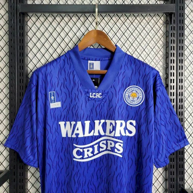 Leicester City 1992/94 Home Retro Jersey - Image 7