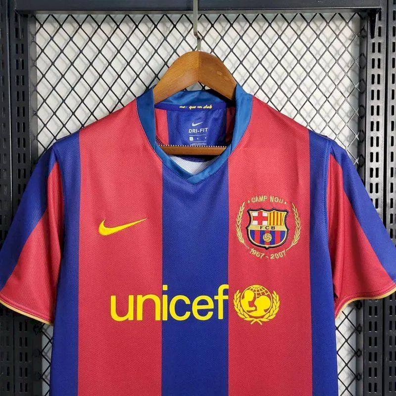 Barcelona 2007/08 Home Retro Jersey - Image 6