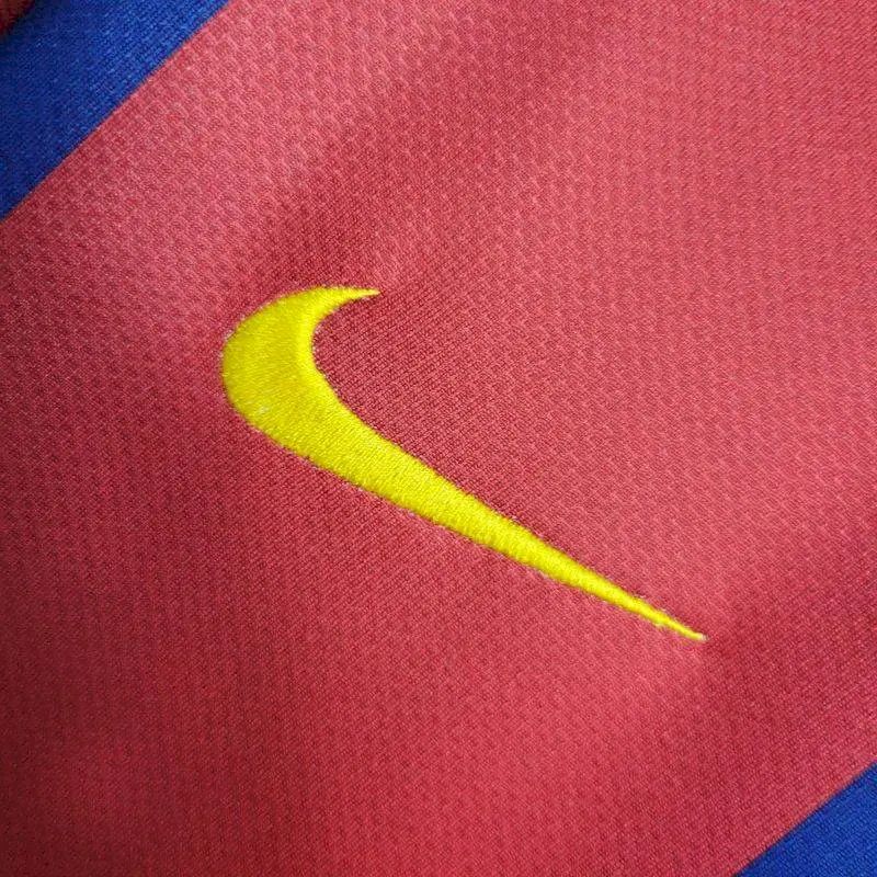 Barcelona 2007/08 Home Retro Jersey - Image 4