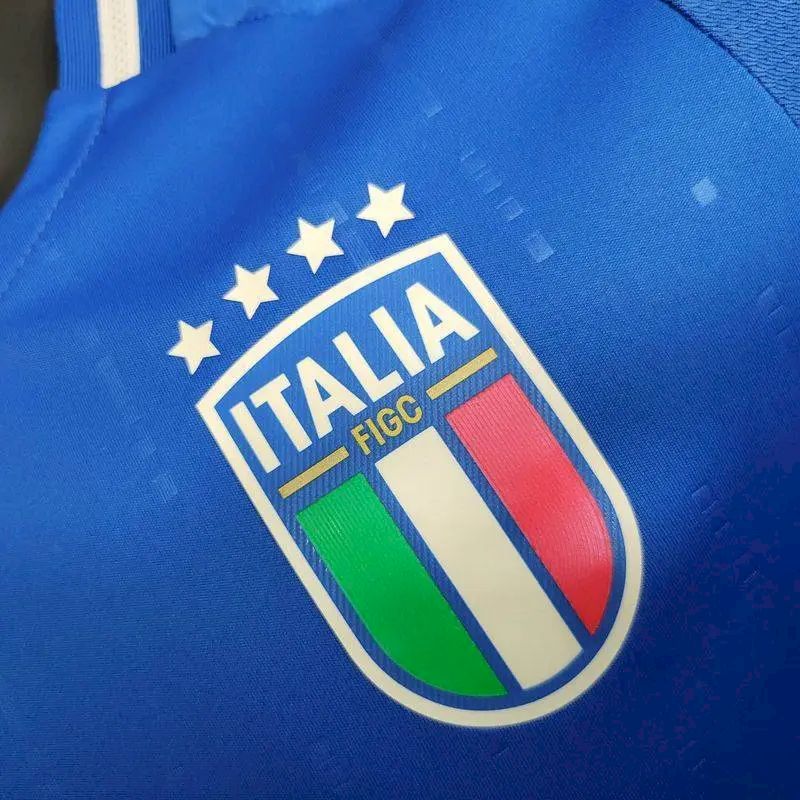 Italy 2024/25 Euro Home Jersey Player Version - Image 3