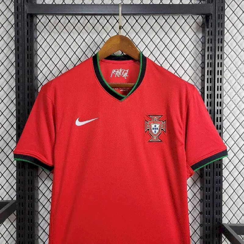 Portugal 2024/25 Euro Home Jersey - Image 3
