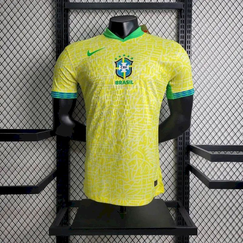 Brazil 2024/25 Home Jersey Player Version