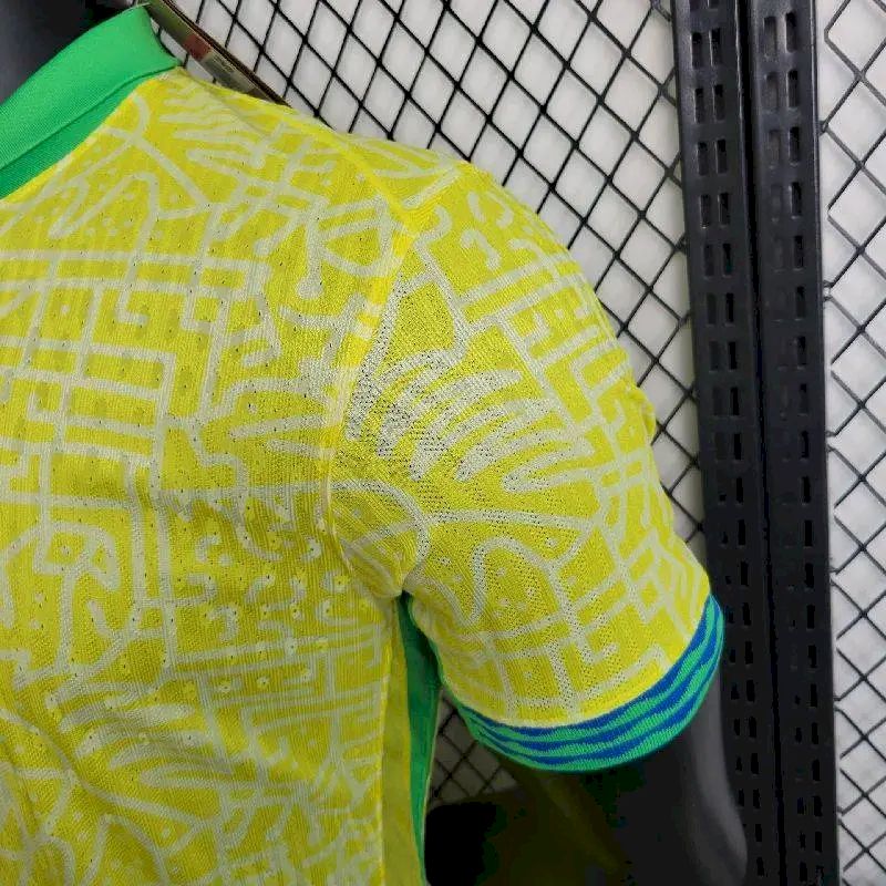 Brazil 2024/25 Home Jersey Player Version - Image 5