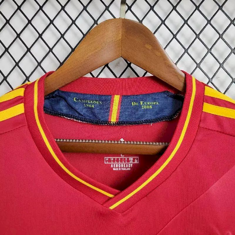 Spain 2012 Home Retro Jersey - Image 4