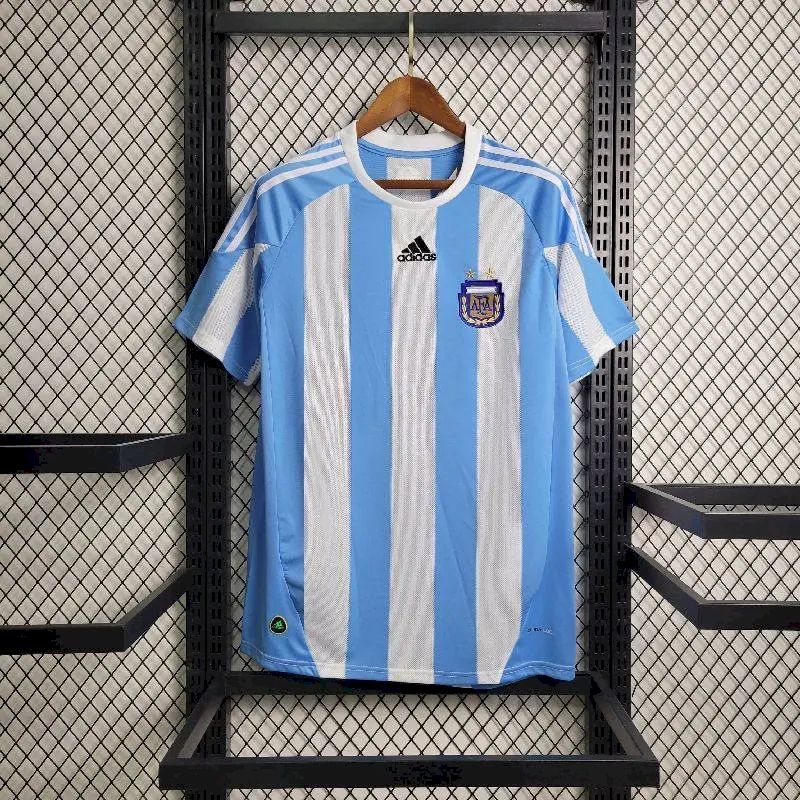 Argentina 2010 Home Retro Jersey - Image 2