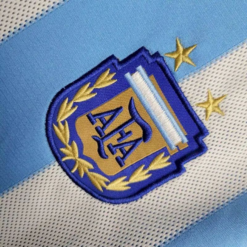 Argentina 2010 Home Retro Jersey - Image 8