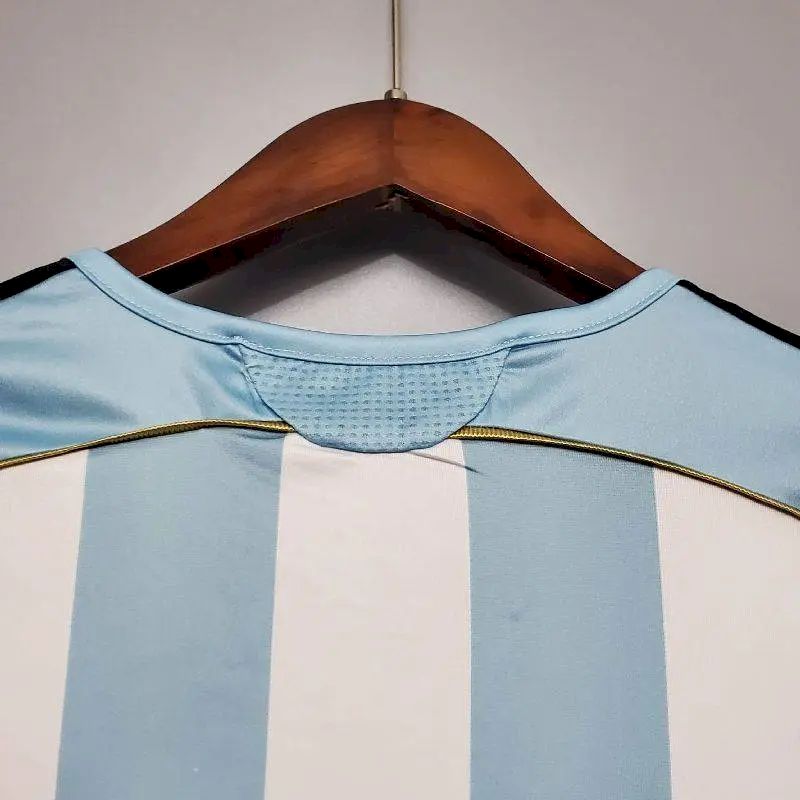 Argentina 2006 Home Retro Jersey - Image 9