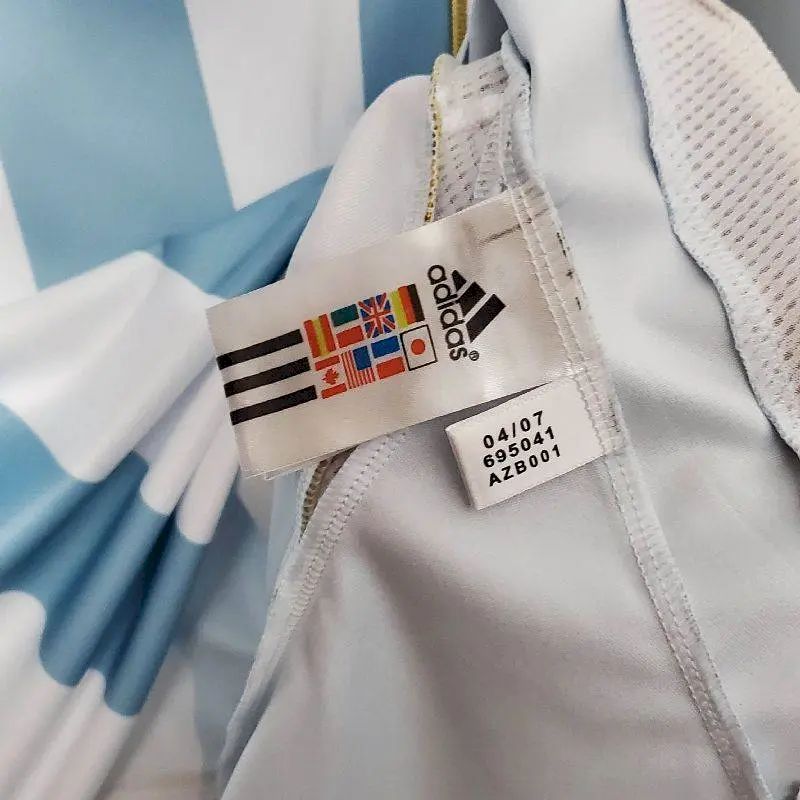 Argentina 2006 Home Retro Jersey - Image 8