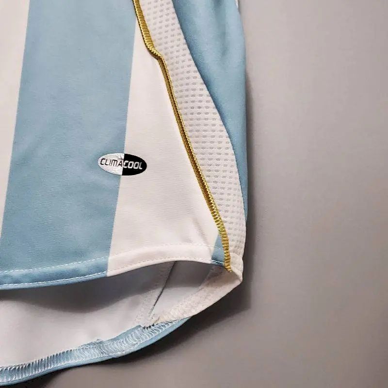 Argentina 2006 Home Retro Jersey - Image 4