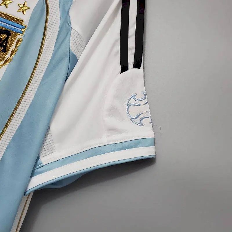 Argentina 2006 Home Retro Jersey - Image 3