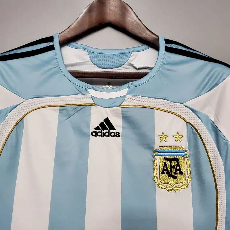 Argentina 2006 Home Retro Jersey - Image 2