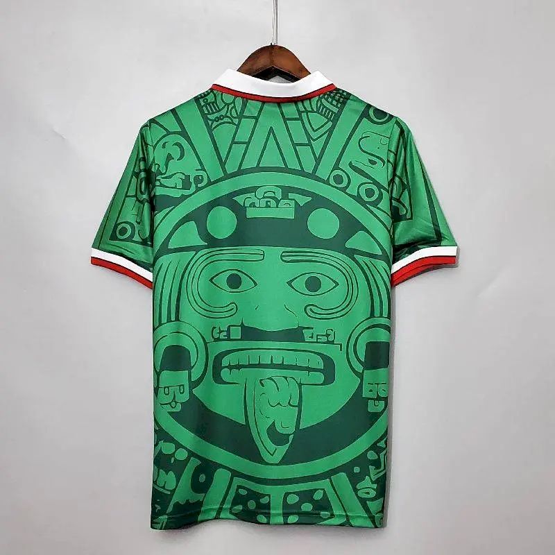 Mexico 1998 Home Retro Jersey - Image 9
