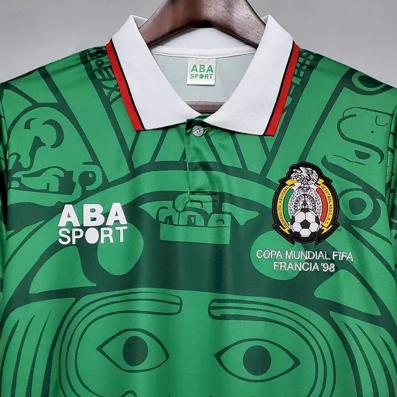 Mexico 1998 Home Retro Jersey - Image 2