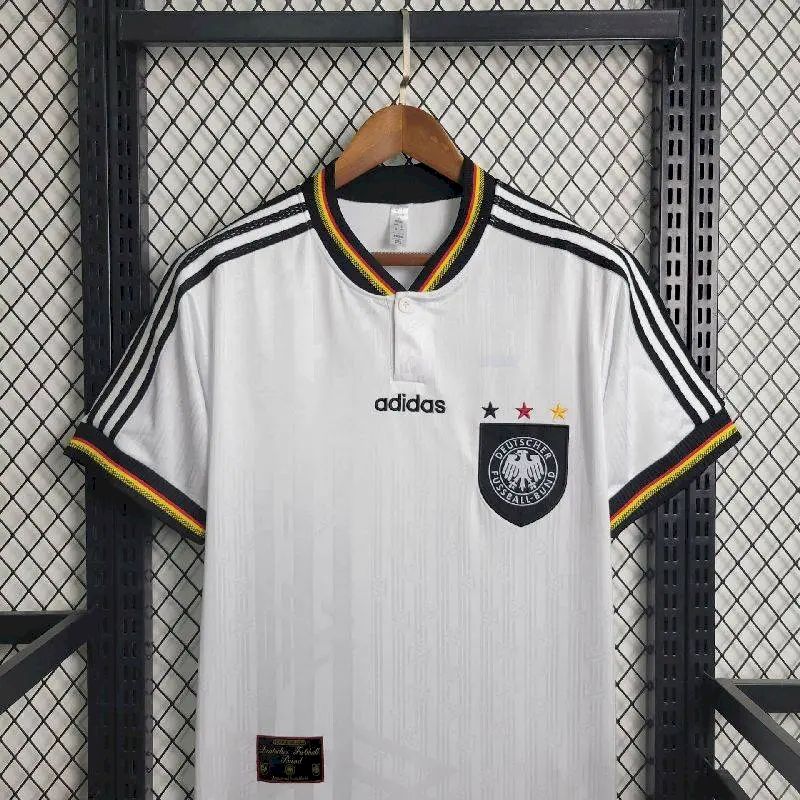 Germany 1996 Home Retro Jersey - Image 6