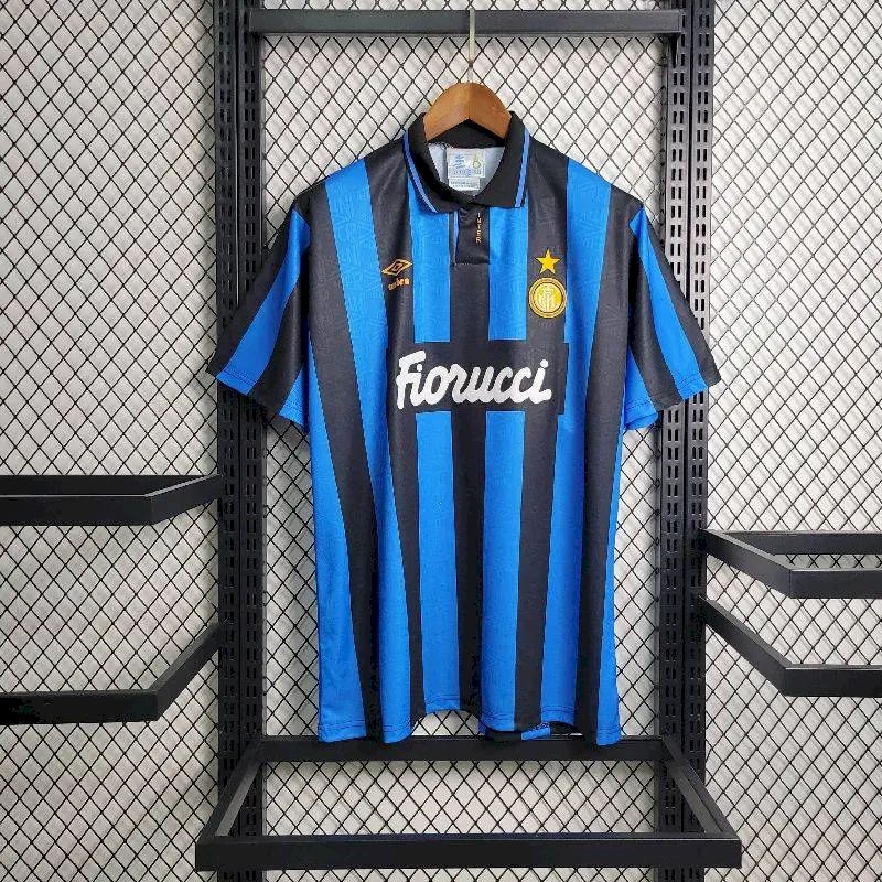 Inter Milan 1992/93 Home Retro Jersey - Image 2