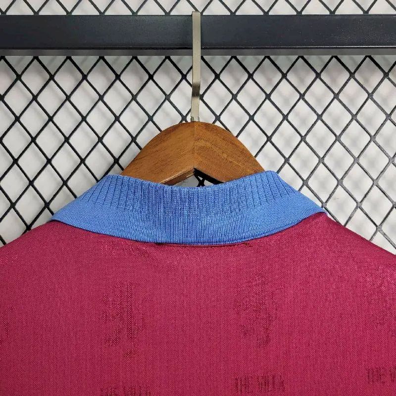 Aston Villa 1995/96 Home Retro Jersey - Image 10