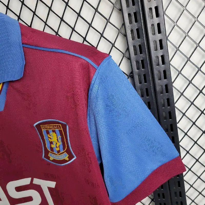 Aston Villa 1995/96 Home Retro Jersey - Image 7