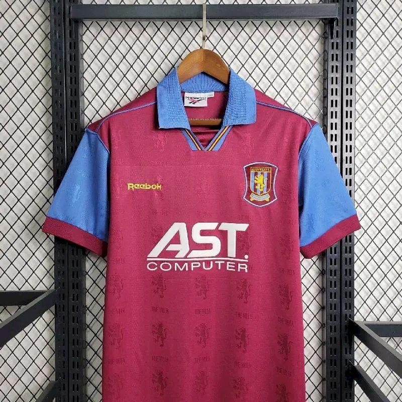 Aston Villa 1995/96 Home Retro Jersey - Image 6