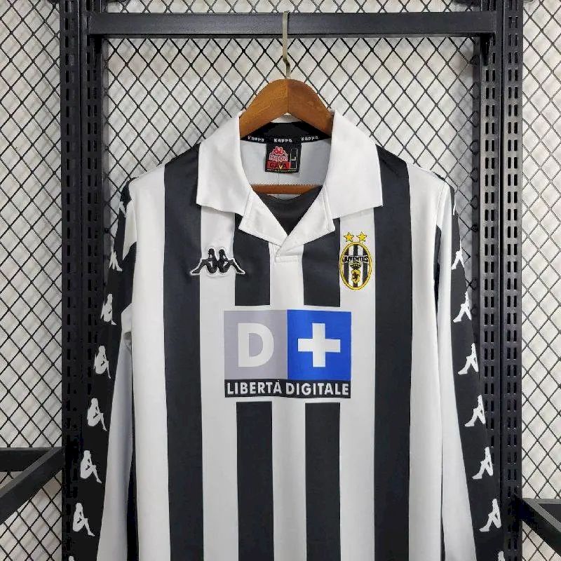 Juventus 1999/2000 Home Long Sleeves Retro Jersey - Image 2
