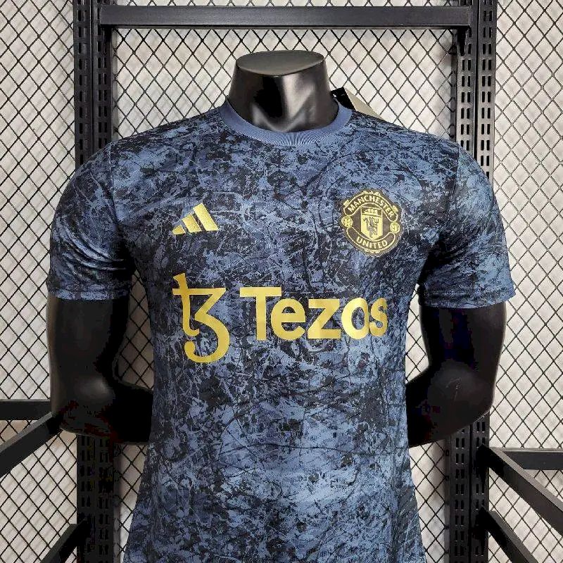 Manchester United 2024/25 Stone Roses Pre-Match Jersey Player Version - Image 2