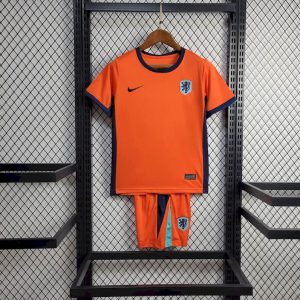 Netherlands 2024-25 Euro Home Kids Kit