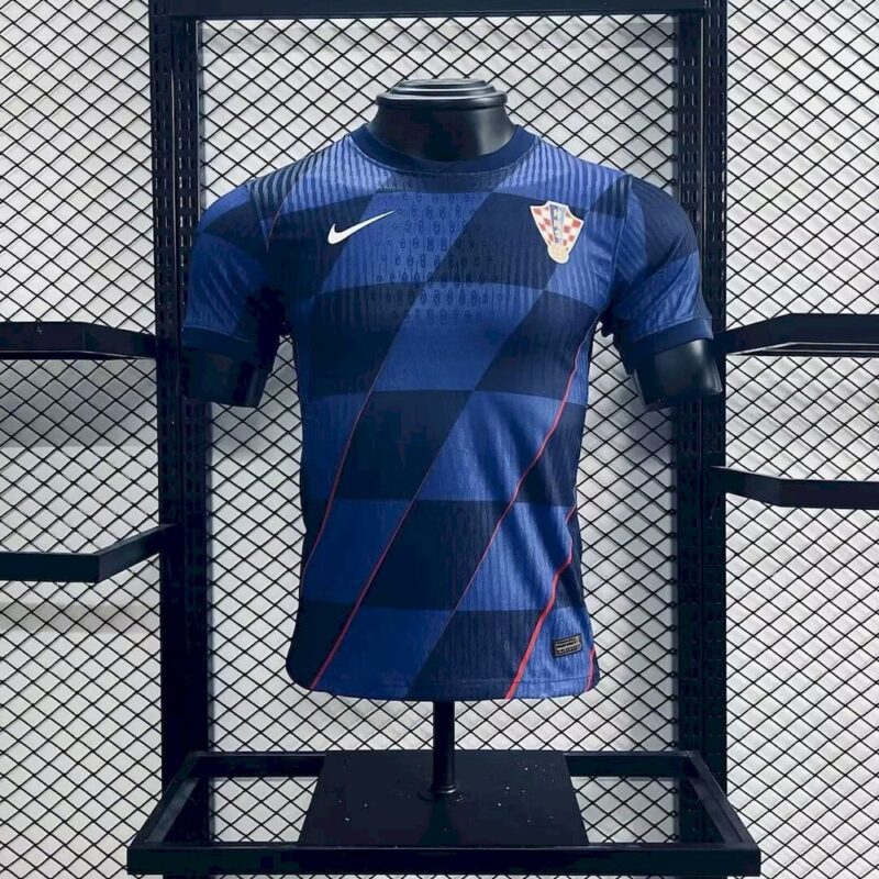 Croatia 2024/25 Euro Away Jersey Player Version