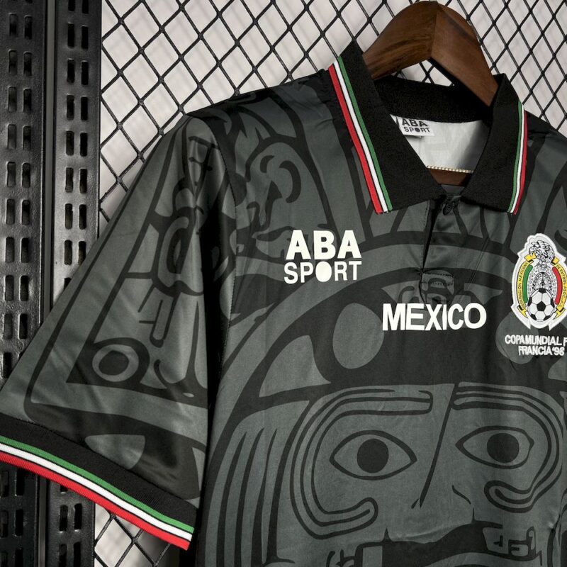 Mexico 1998 Fourth Retro Jersey - Image 4