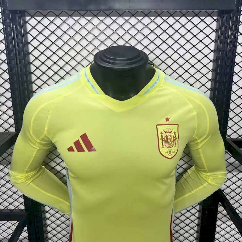 Spain 2024/25 Euro Away Long Sleeves Jersey Player Version - Image 3