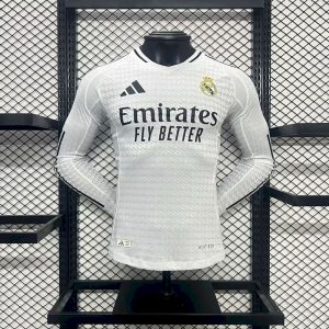 Real Madrid 2024/25 Home Long Sleeves Jersey ¨C Player Versi