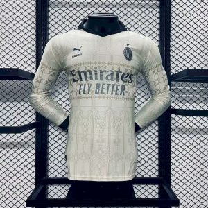 AC Milan 2024/25 Co-Branded Edition Long Sleeves Jersey Player Version