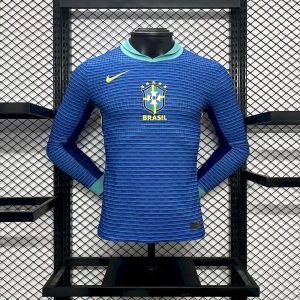 Brazil 2024/25 Away Long Sleeves Jersey ¨C Player Versi