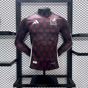 Mexico 2024/25 Home Long Sleeves Jersey ¨C Player Versi