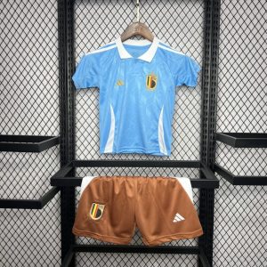Belgium 2024/25 Euro Away Kids Kit